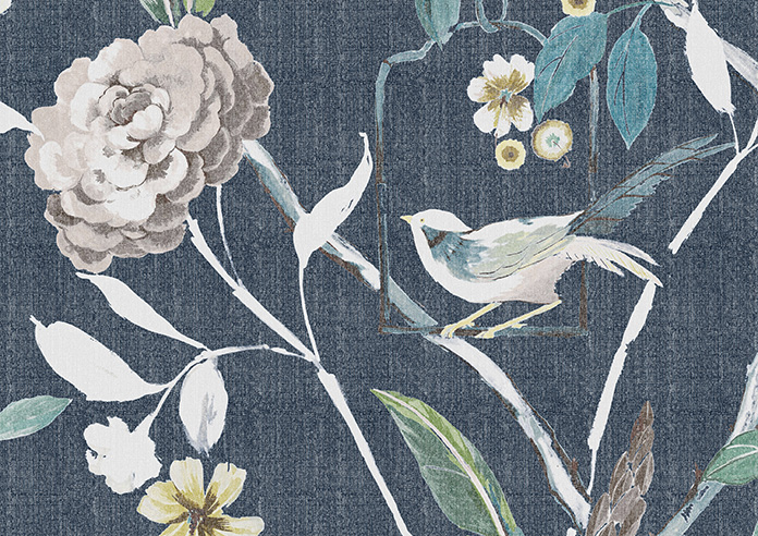 Abigail, Navy - Made to Measure Curtains - Image 9